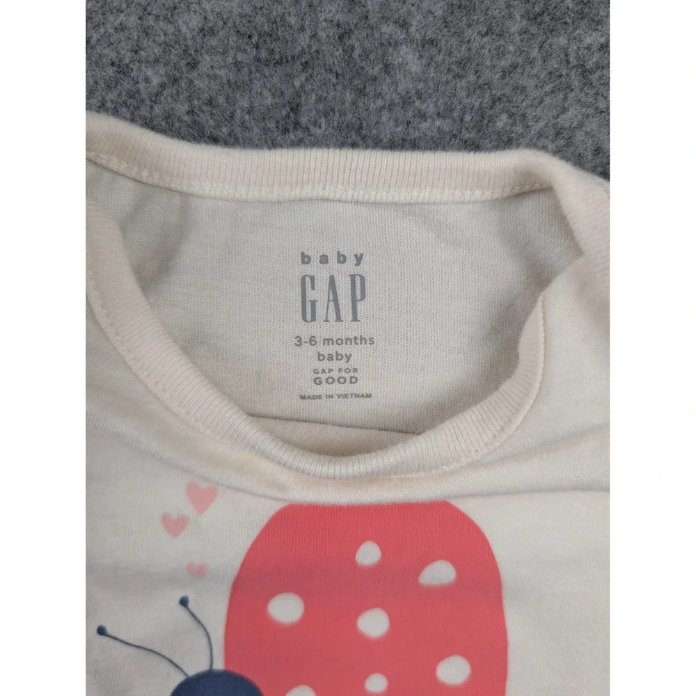 Ralph Lauren & Baby Gap Infant Girl Romper Bodysuit Bundle 3-6 Months White Pink
